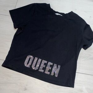 Love Black QUEEN Kids Tee